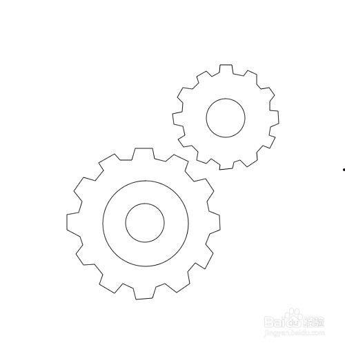 头条的齿轮怎么画好看