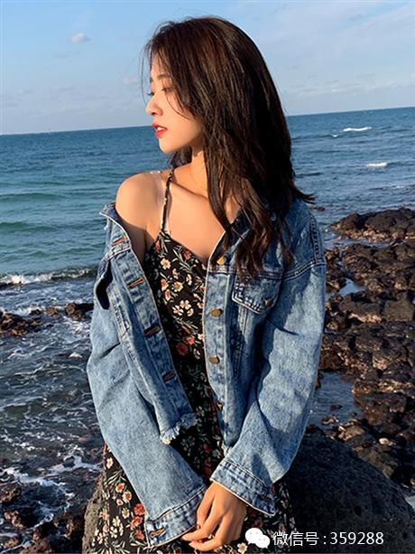 女网红衬衫短款图片,女网红演绎时尚新风尚